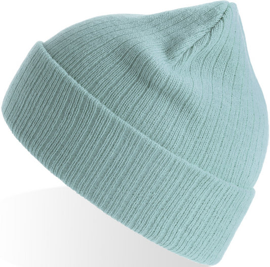 Atlantis Rio Recycled 3x1 Rib Cuffed Beanie - Light Blue