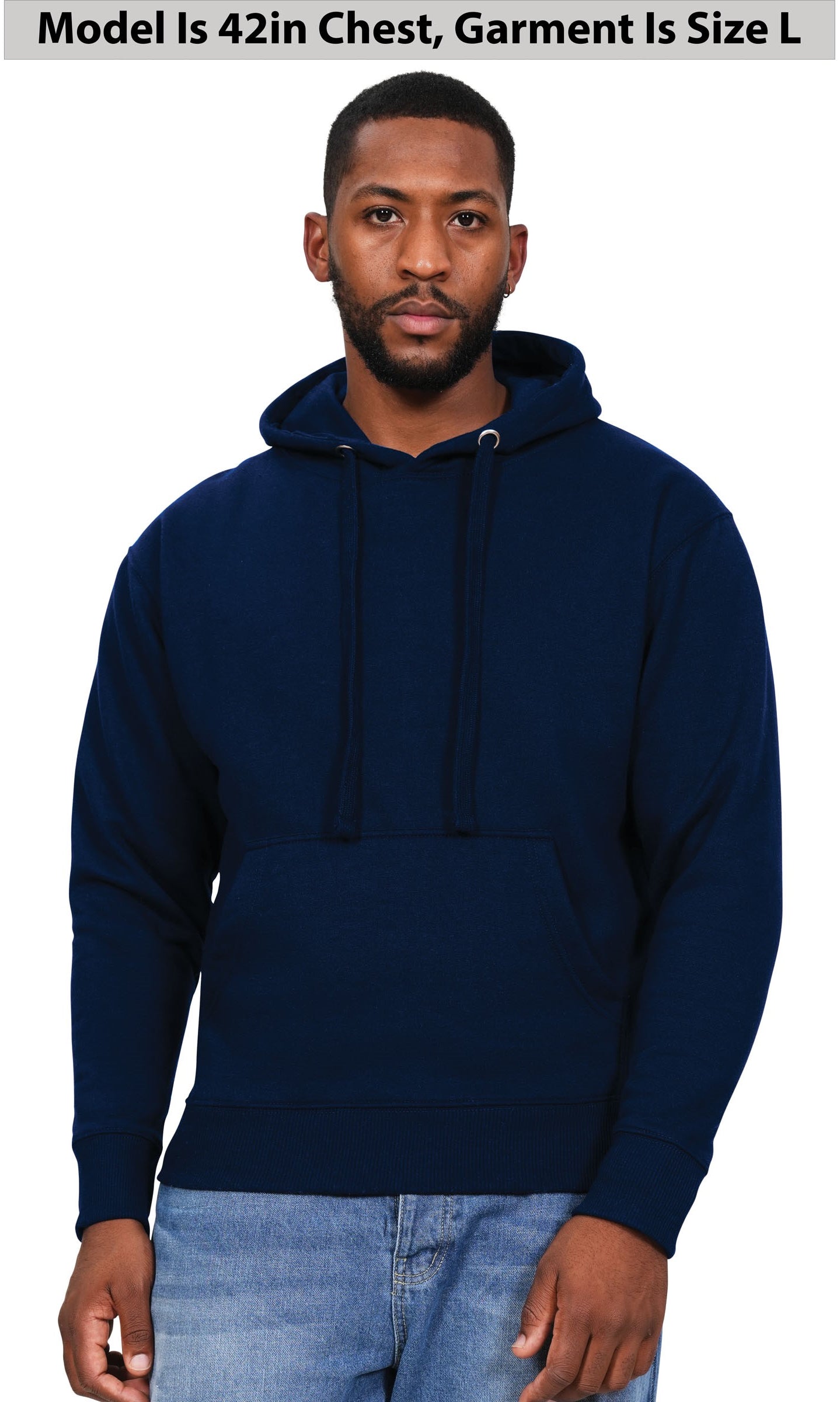 Casual Ringspun Premium Hood - Navy