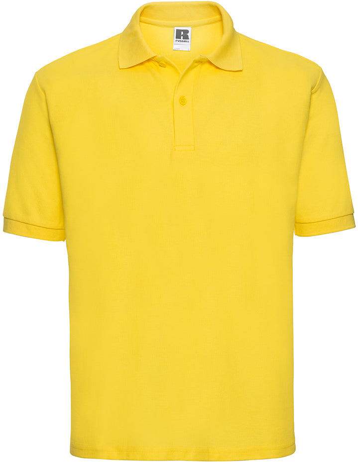 Russell Classic PolyCotton Polo - Yellow