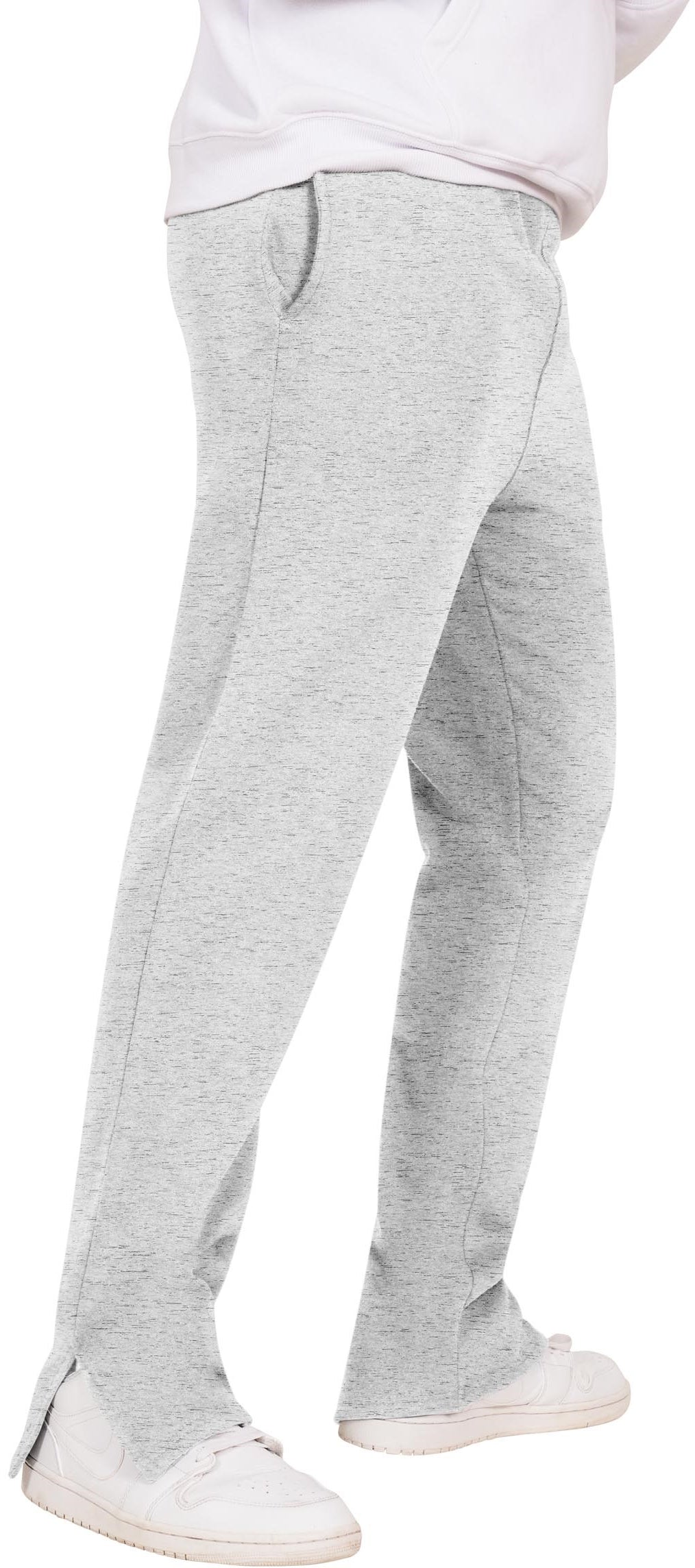 Casual Ringspun Blended Core 280 Split Hem Jogpant Regular - Heather Grey