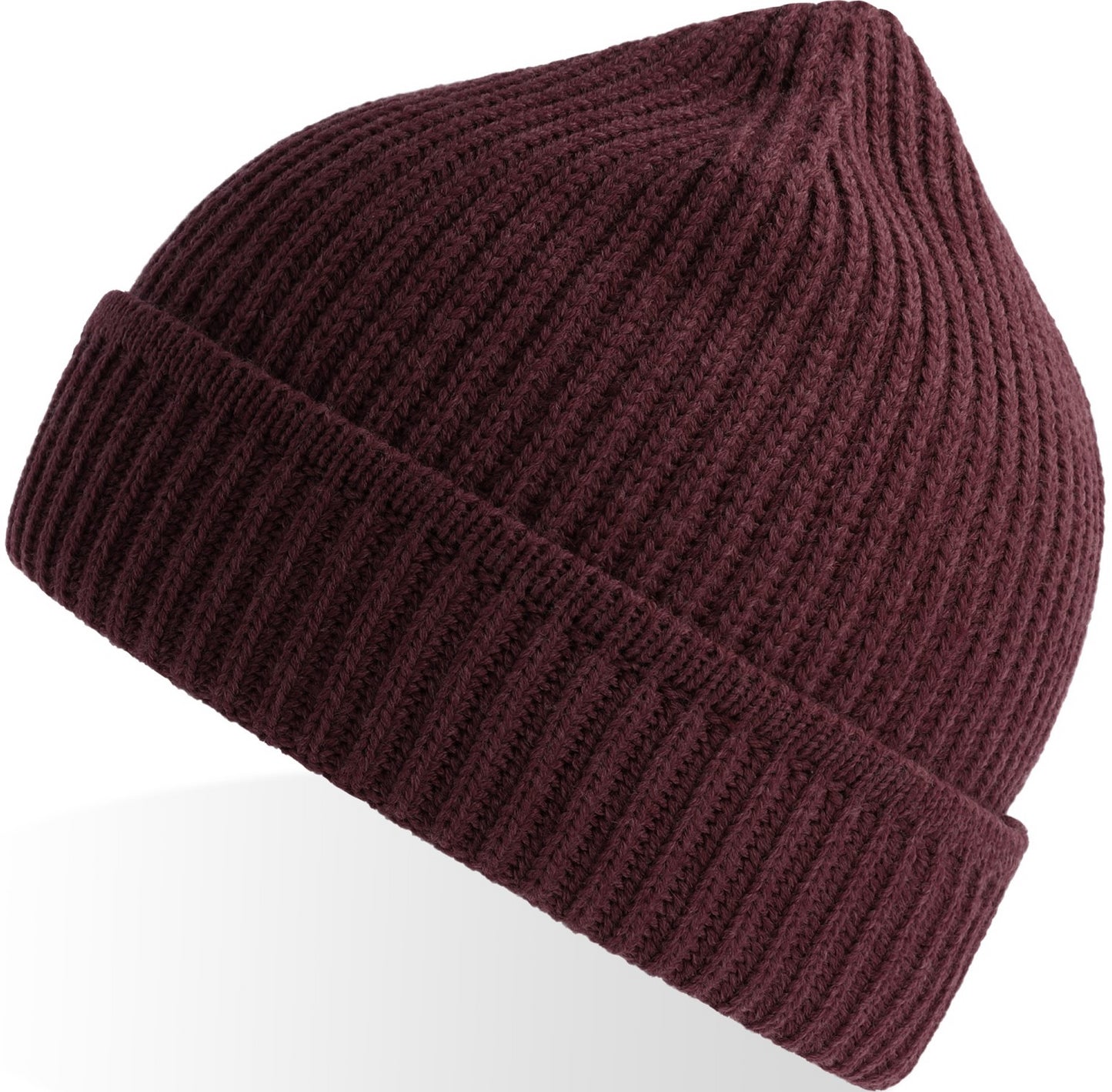 Atlantis Maple Polylana Heavy Guage Beanie - Burgundy Melange