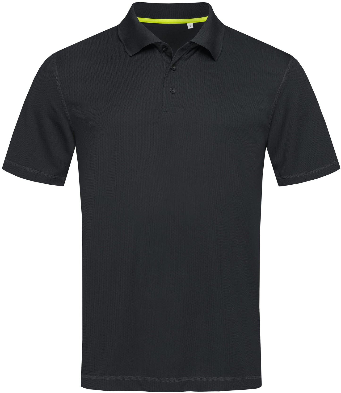 Stedman Active Sports 140 Mesh Mens Polo - Black Opal