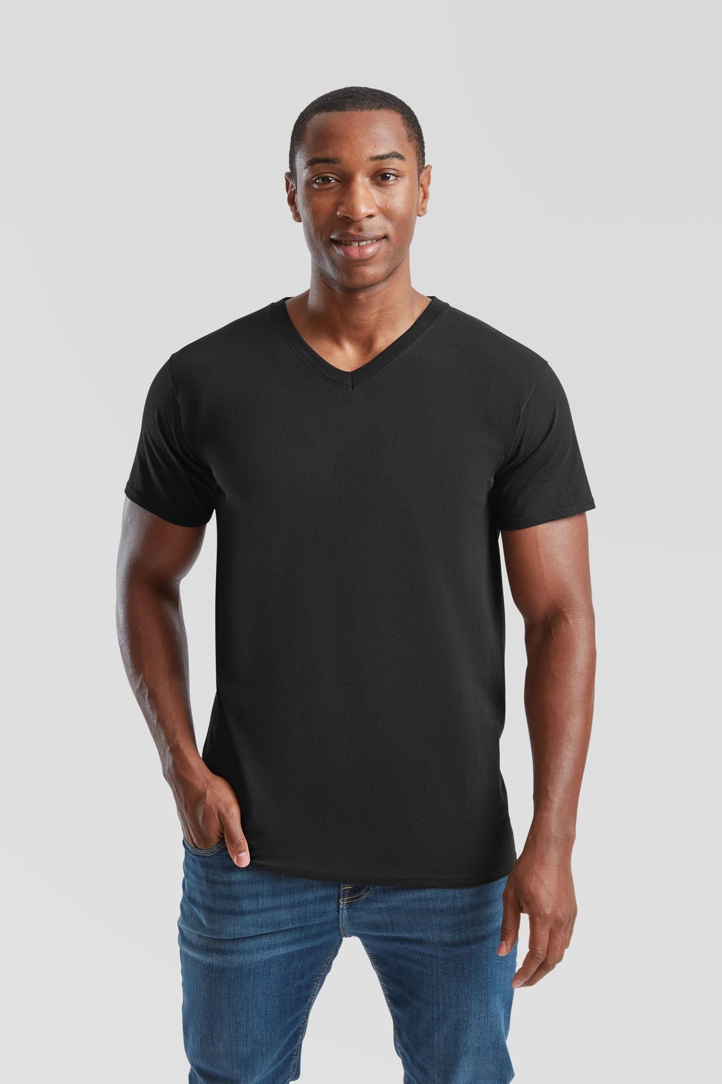 FotL Original V Neck T - Black