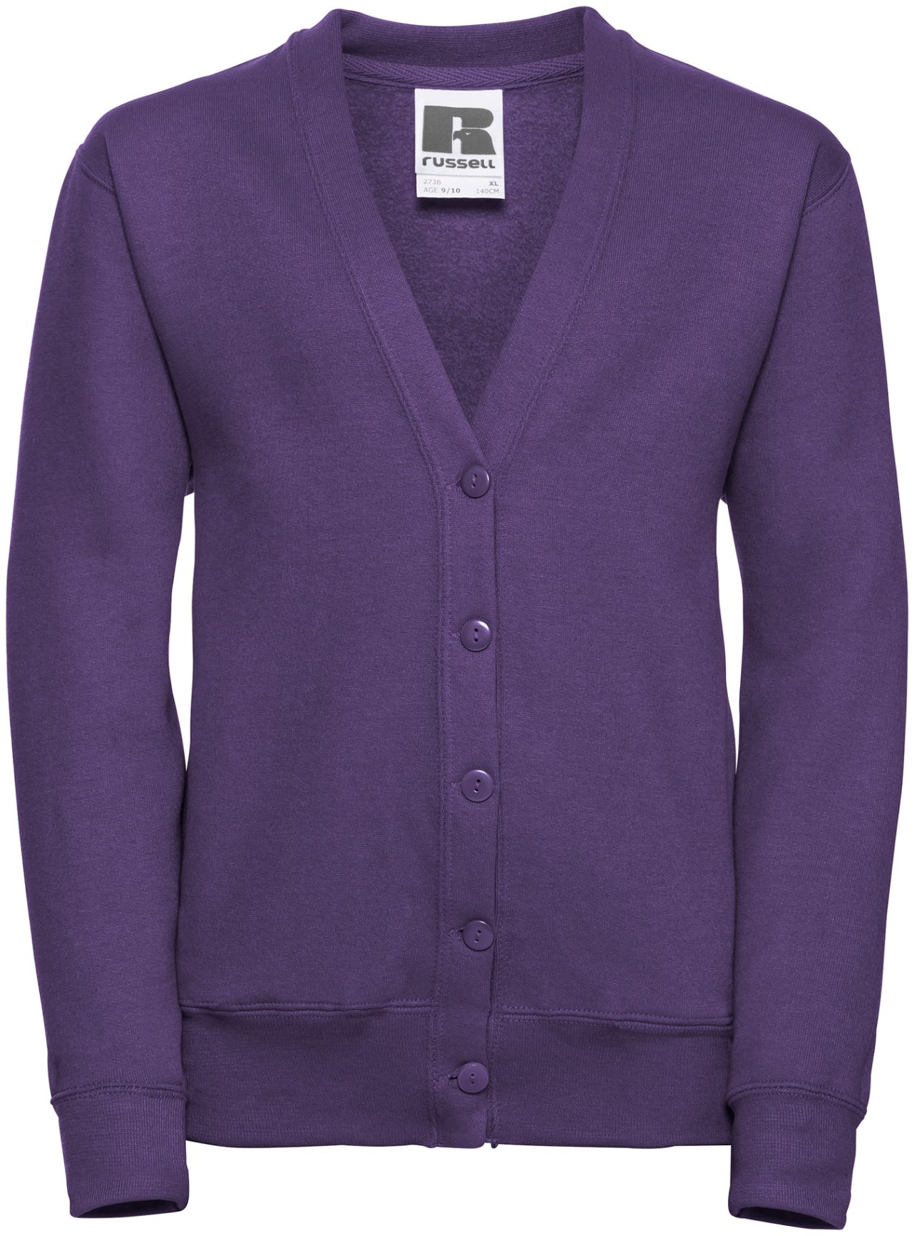 Russell Sweatshirt Cardigan Youths - Purple