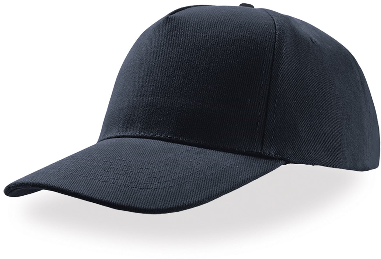 Atlantis Liberty Five Hvy Brush Cotton 5 Panel Cap - Navy