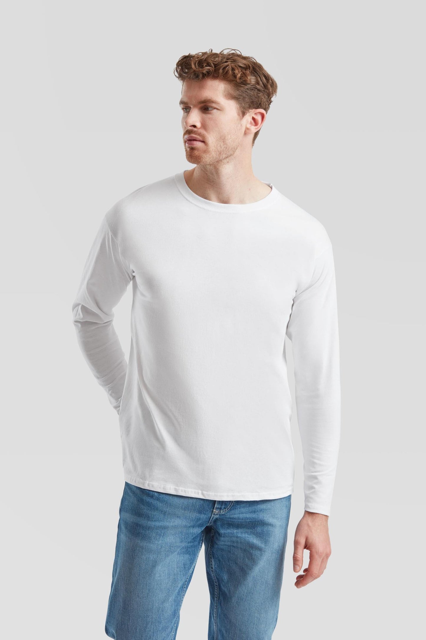 FotL Valueweight L/S T Adult - White