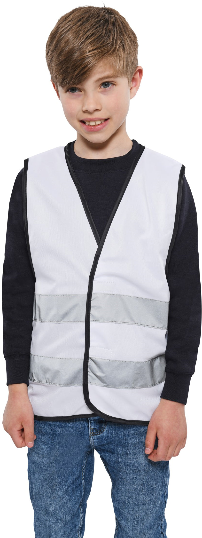 Korntex High Vis Safety Vest Youths - White