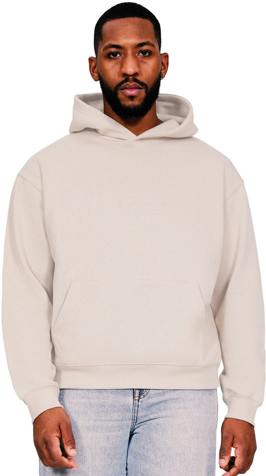 Casual Ringspun Blended 280 Boxy Oversize Hood - Ecru
