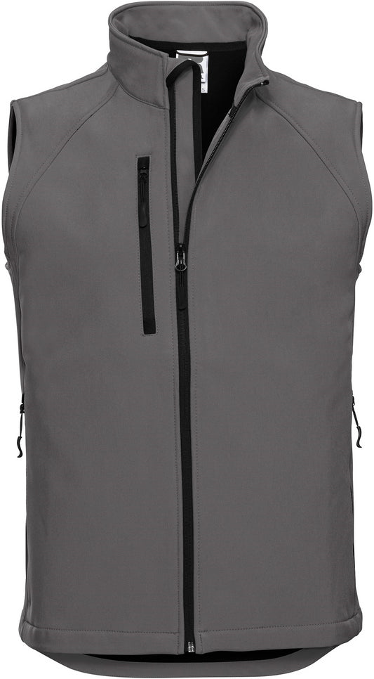 Russell Softshell Gilet Mens - Titanium