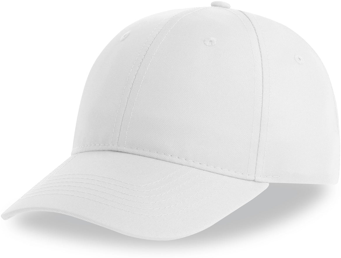 Atlantis Recy Six Recycled Polyester 6 Panel Cap - White
