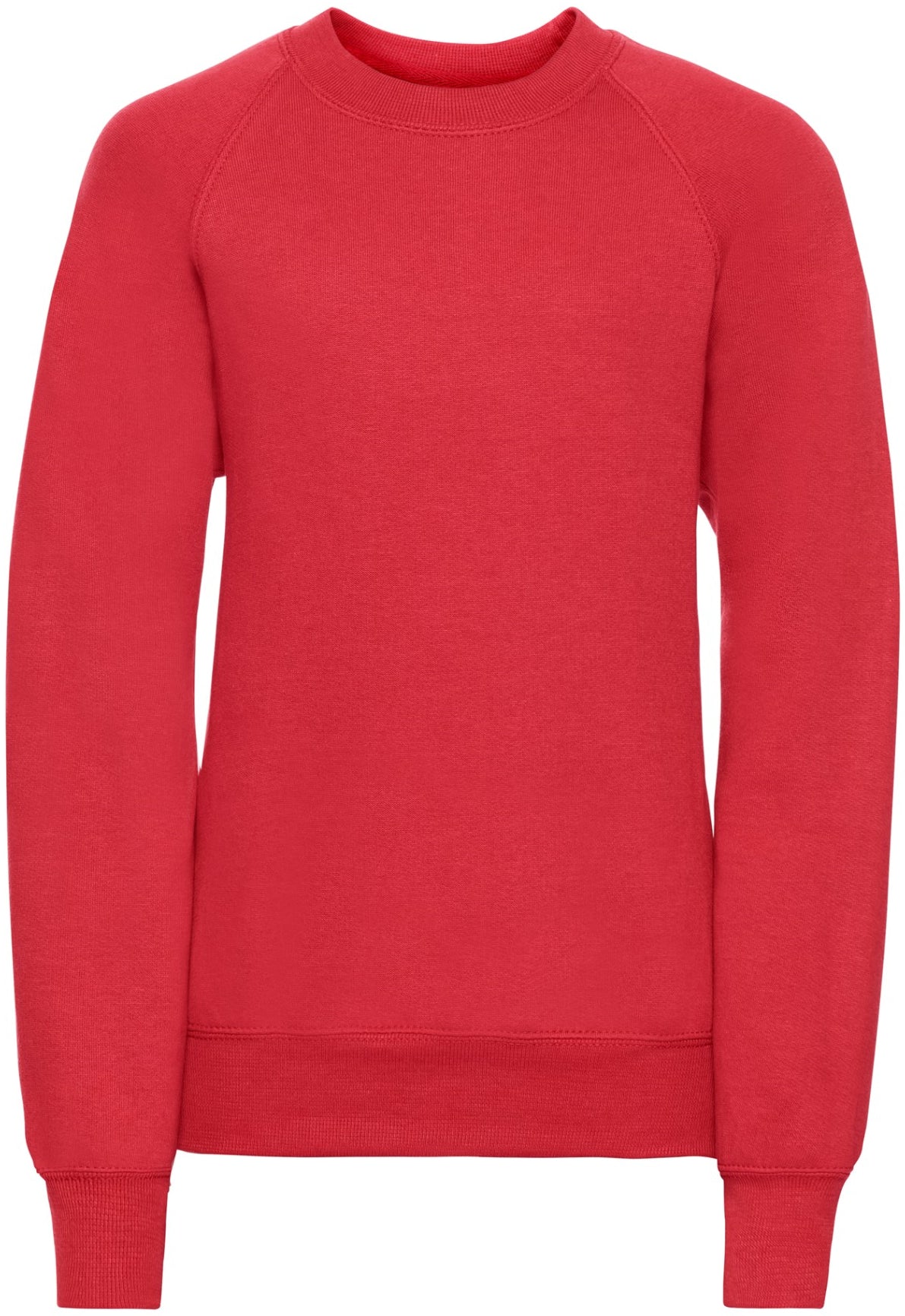 Russell Classic Youth Raglan Sweat - Bright Red