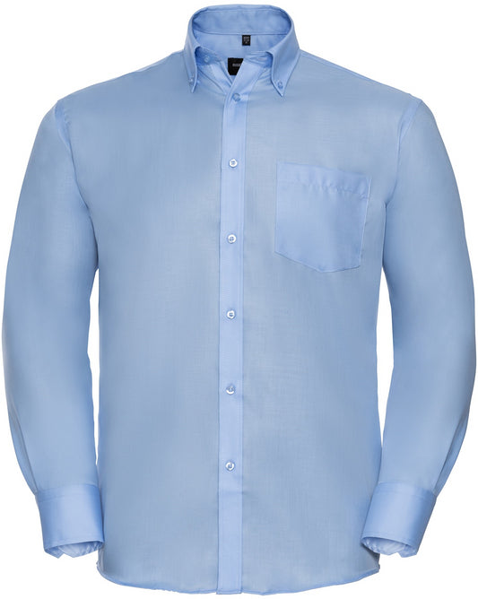 Russell Ultimate Non Iron L/S Shirt Mens - Bright Sky