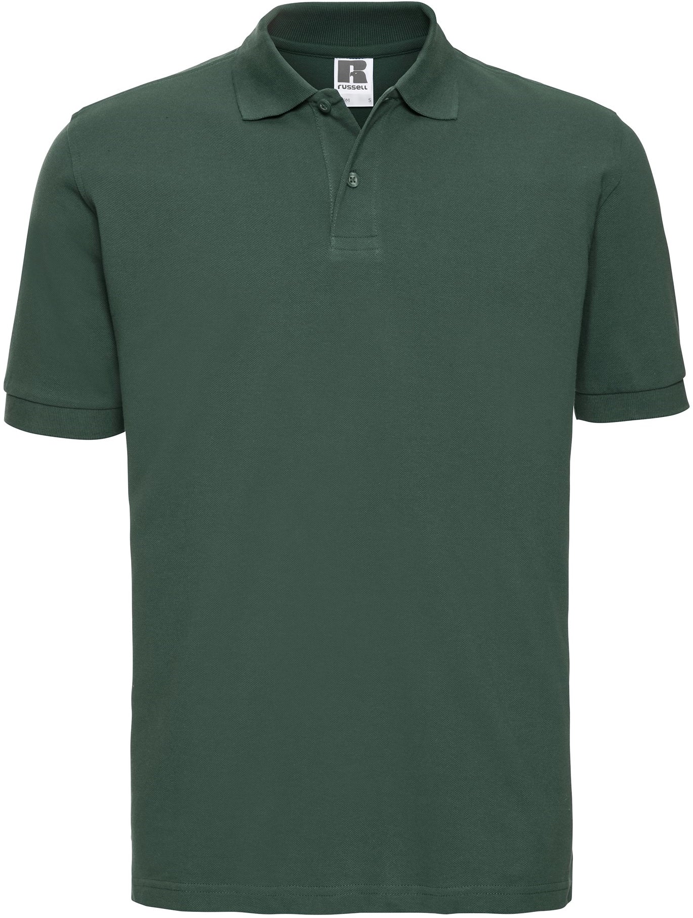 Russell Classic Cotton Polo Mens - Bottle Green