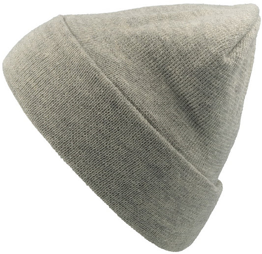 Atlantis Pier Thinsulate Thermal Lined Beanie Double Skin - Grey Melange