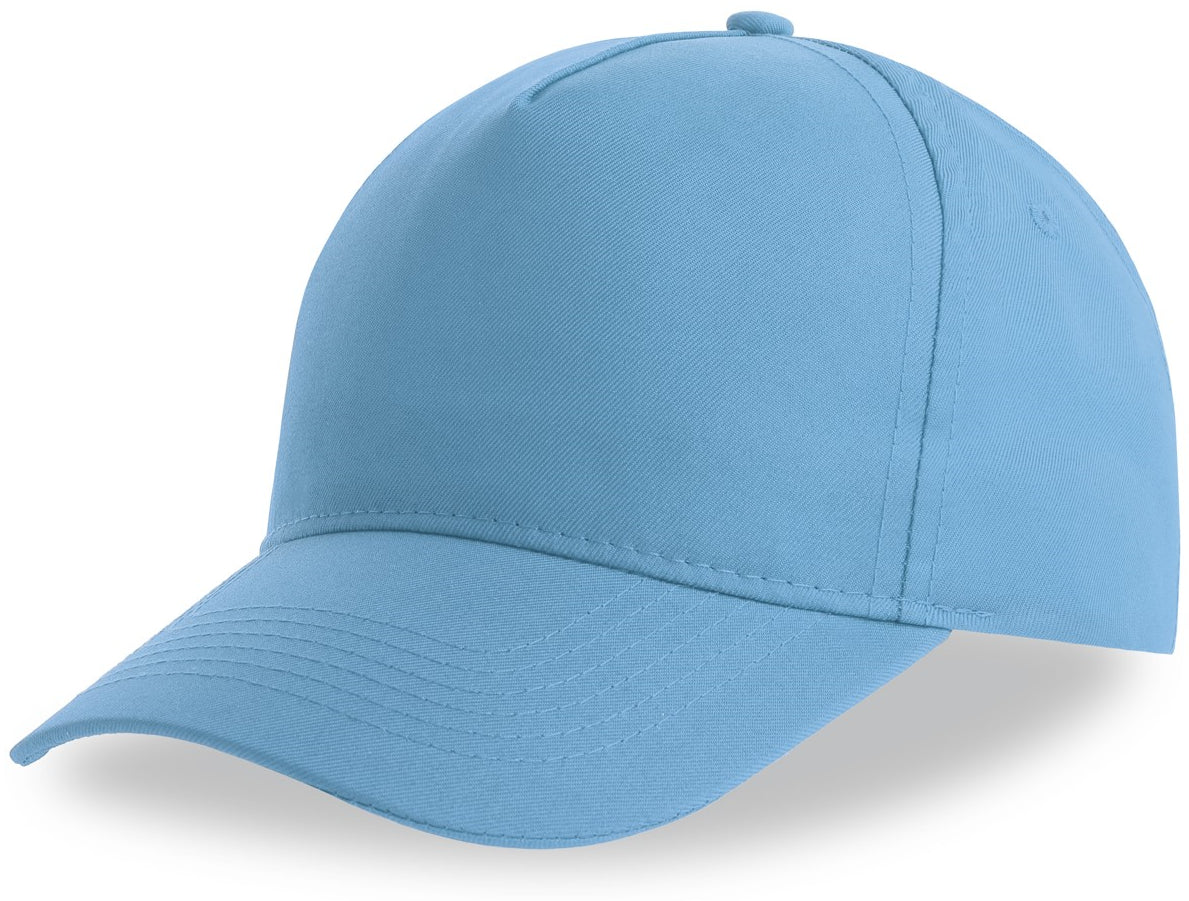 Atlantis Recy Five Recycled Polyester 5 Panel Cap - Light Blue