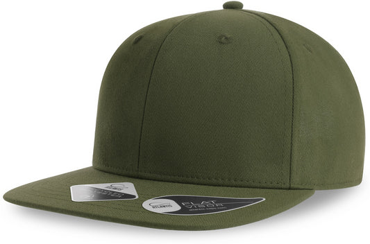 Atlantis James Six Panel Recycled Polyester Snapback - Olive