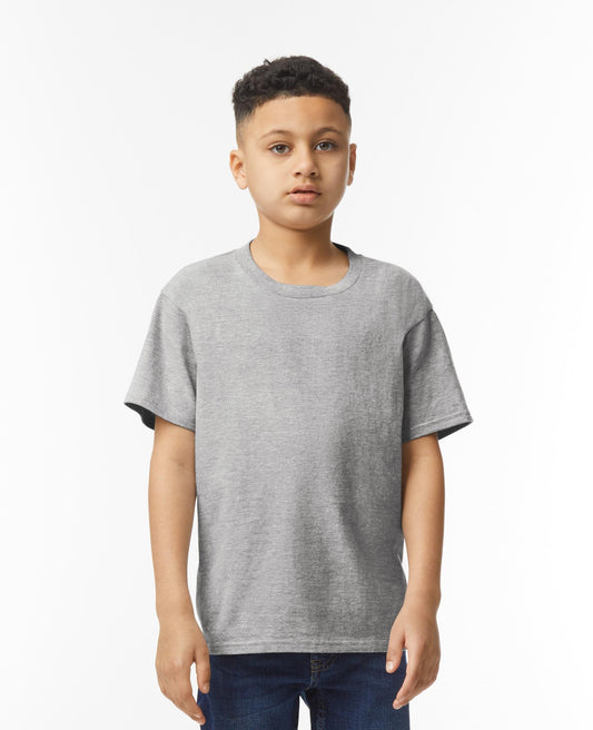 Gildan Youths Ringspun T Shirt - Sport Grey