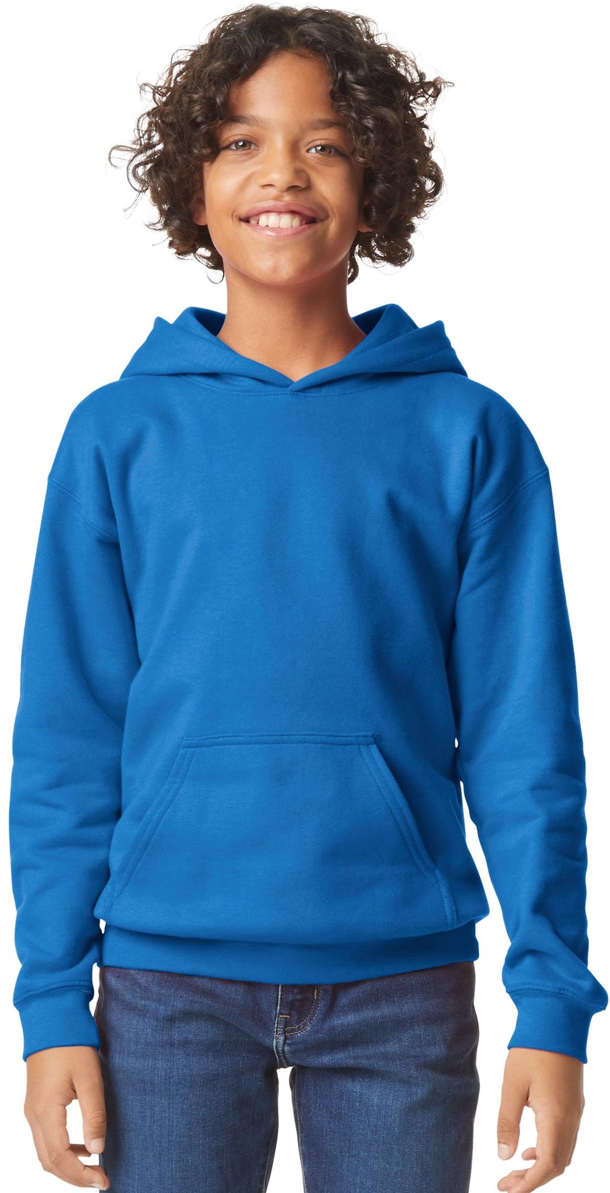 Gildan Softstyle Midweight Pullover Hood Kids - Royal