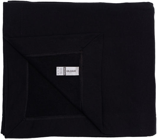 Gildan Heavy Blend Fleece Stadium Blanket - Black