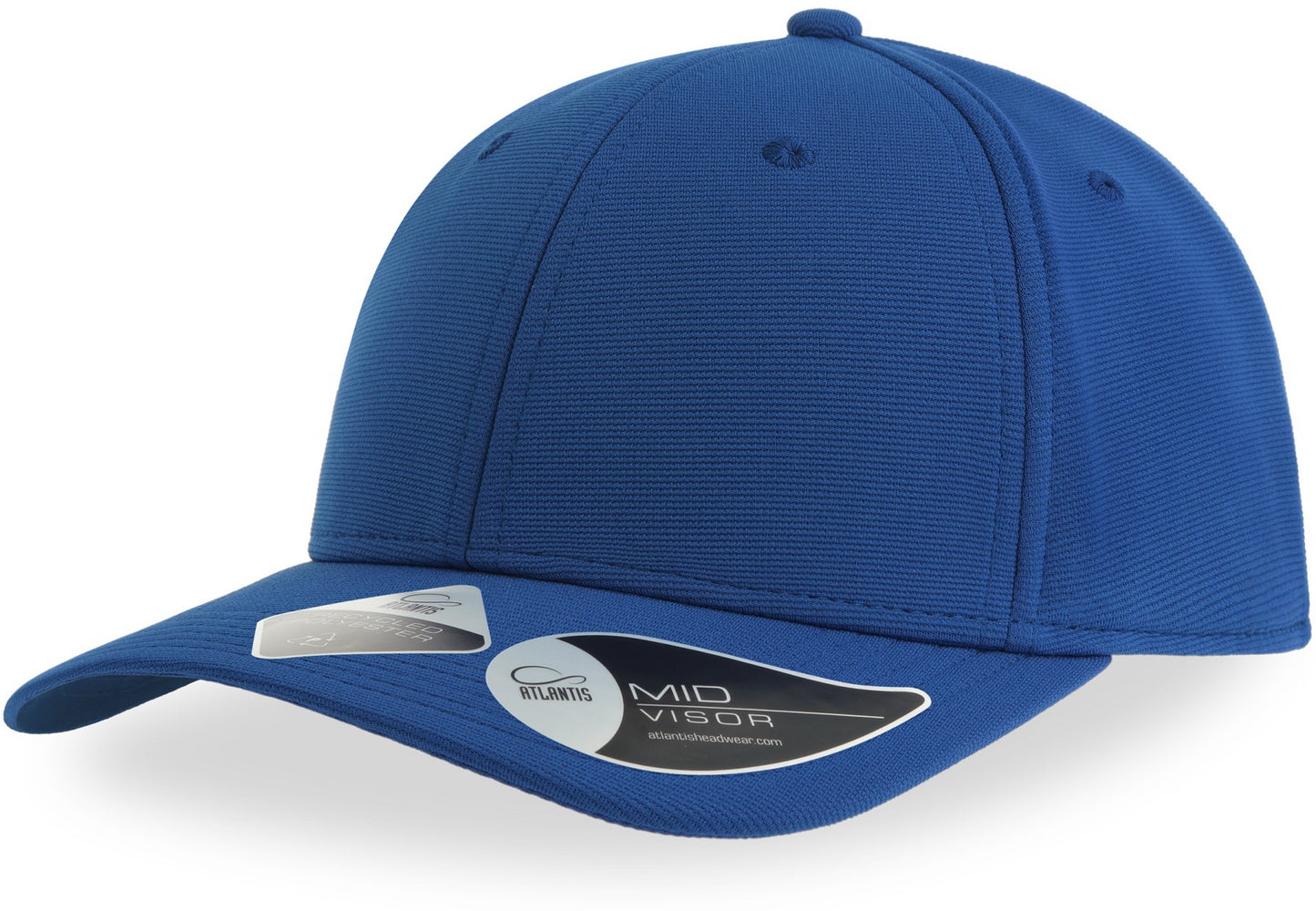 Atlantis Sand Recycled Breathable 6 Panel Cap - Royal