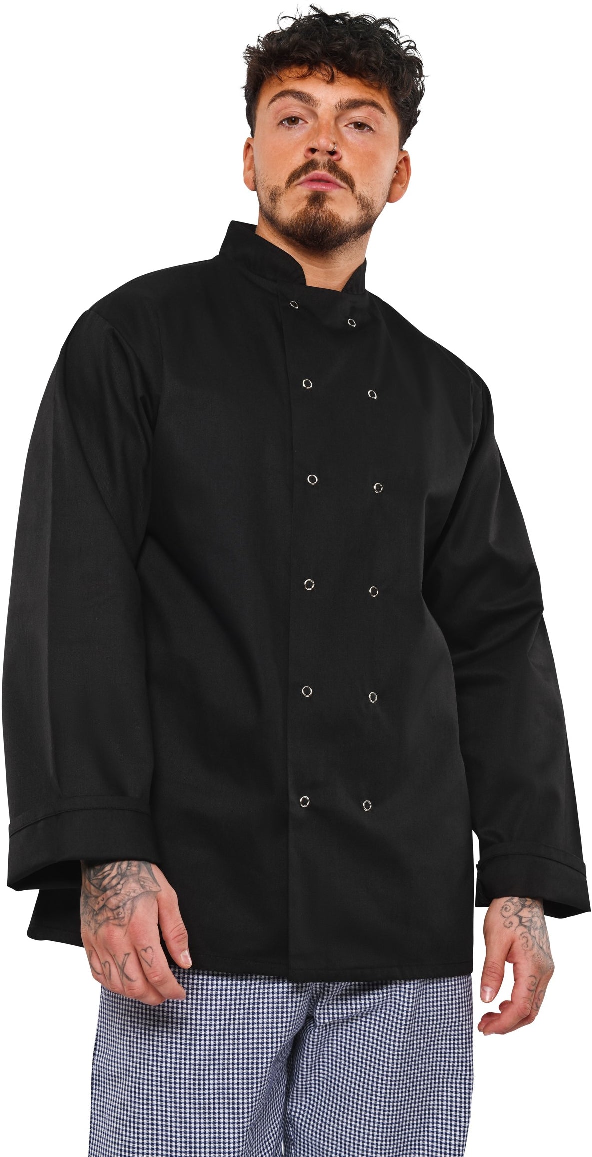 BonChef Danny L/S Chef Jkt Unisex - Black