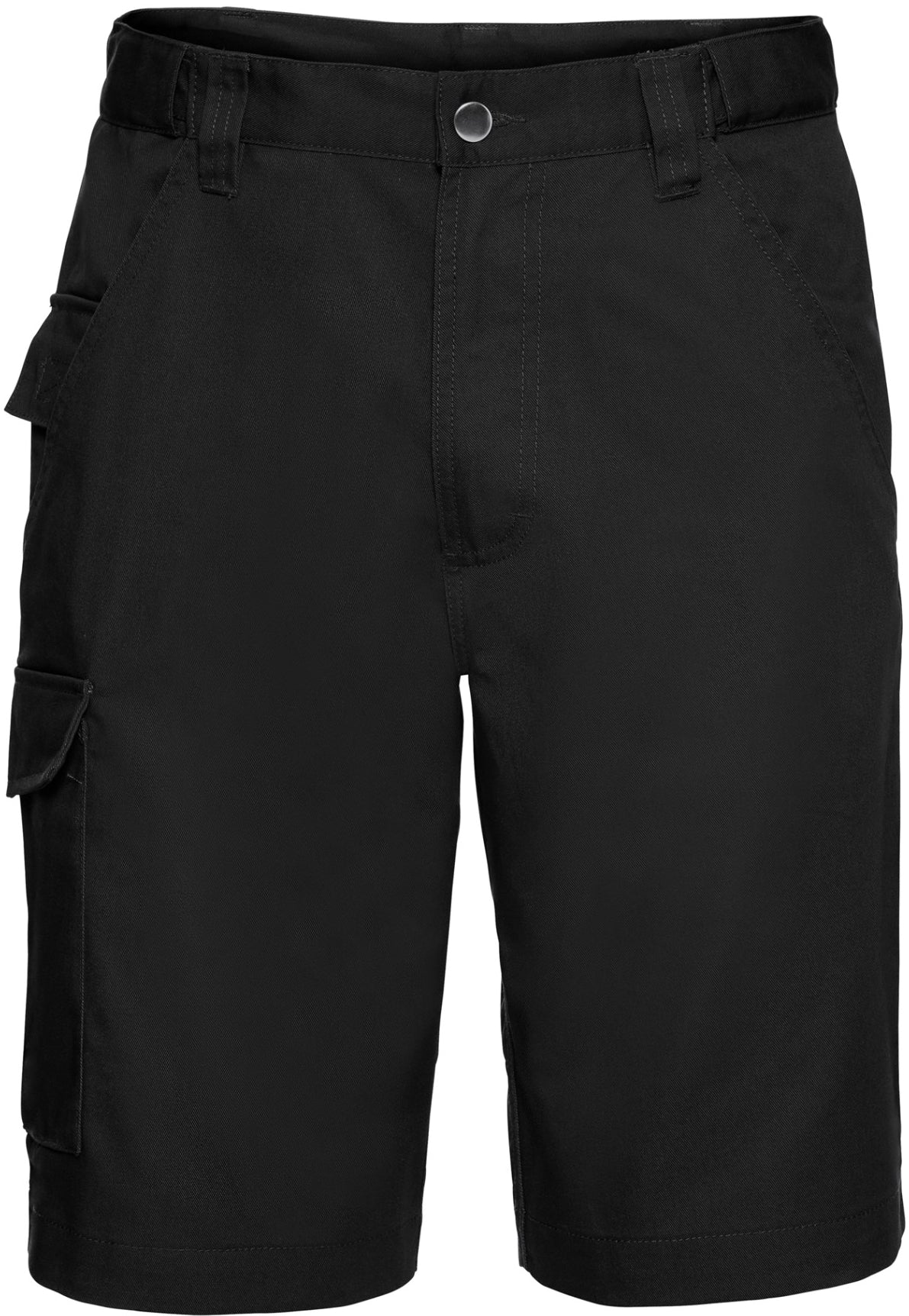 Russell Twill Polycotton Shorts - Black