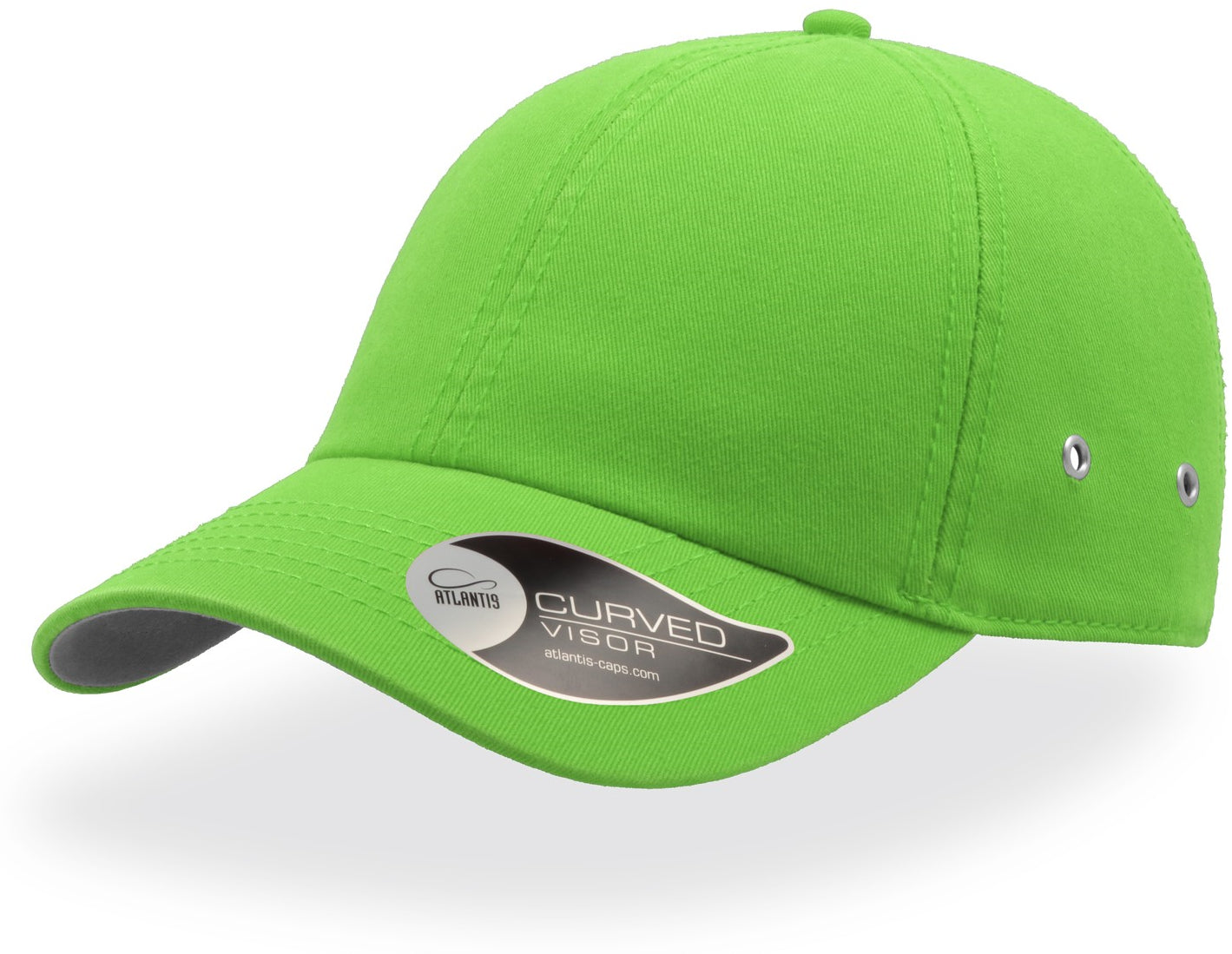 Atlantis Action 6 Panel Chino Baseball Cap - Green