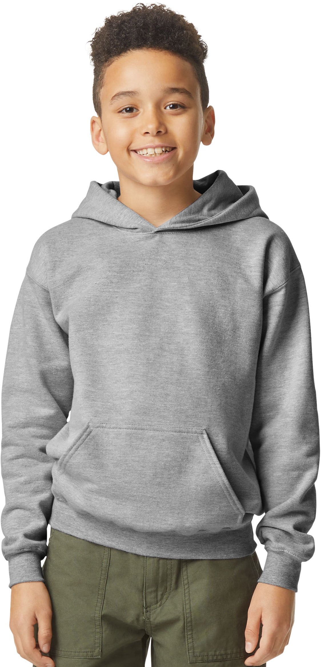Gildan Softstyle Midweight Pullover Hood Kids - Sport Grey