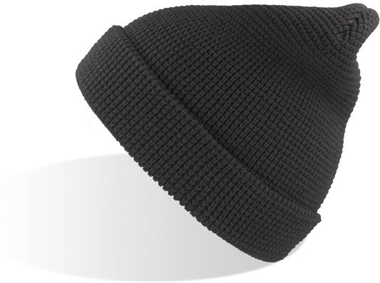 Atlantis Blog Waffle Beanie - Dark Grey