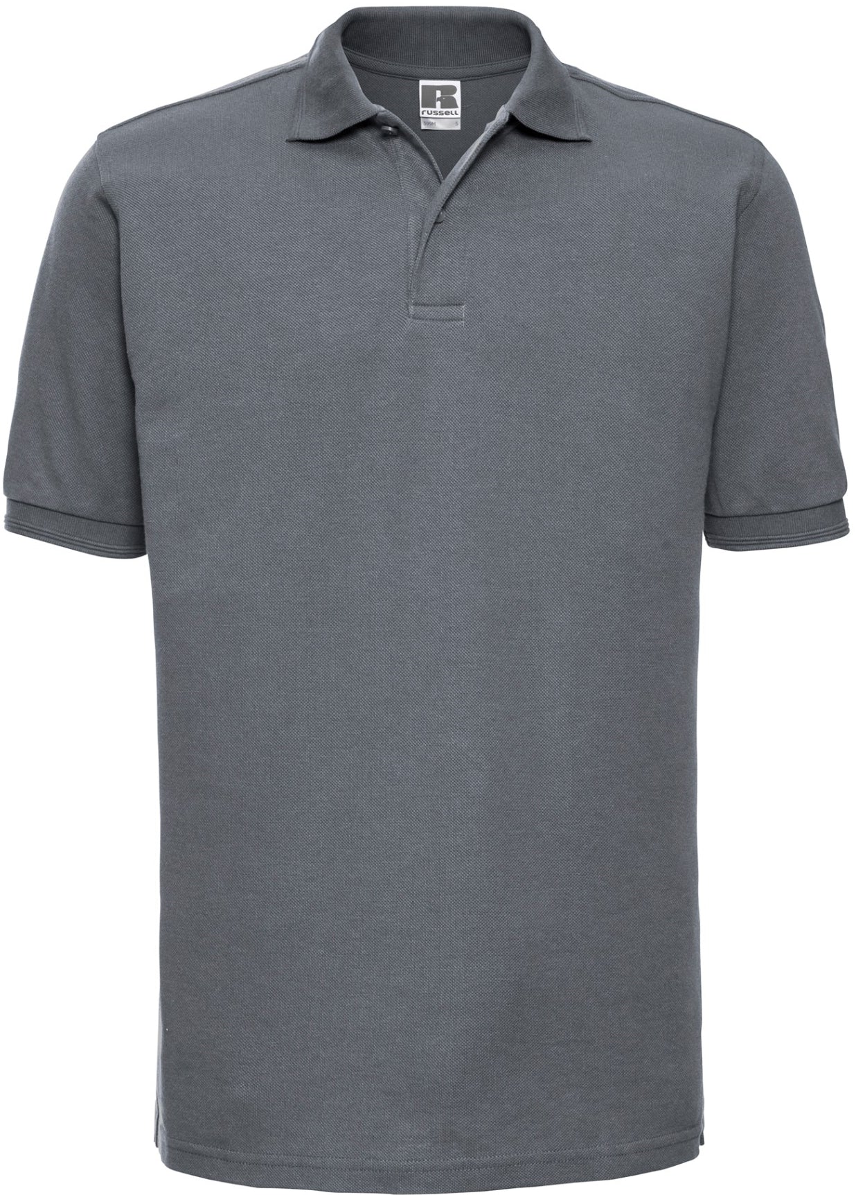 Russell Hardwearing Polycotton Polo Mens - Convoy Grey