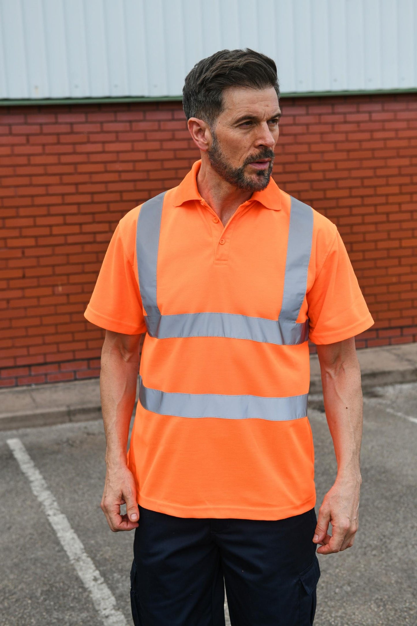 Korntex High Vis Poloshirt - Orange
