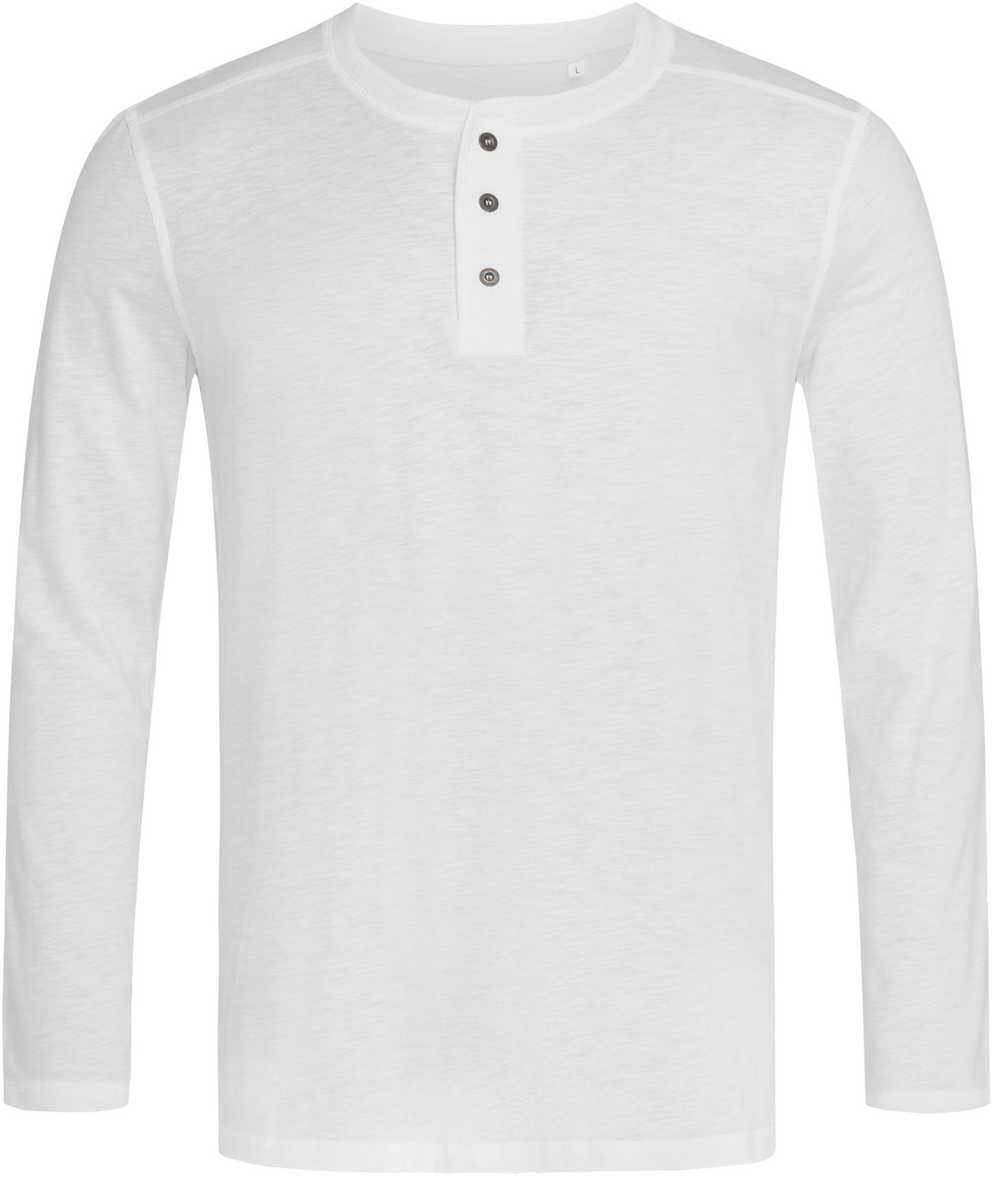 Stedman Stars Shawn Slub Henley L/S - White