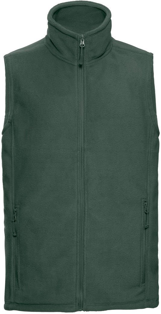 Russell Outdoor Fleece Gilet Mens - Bottle Green