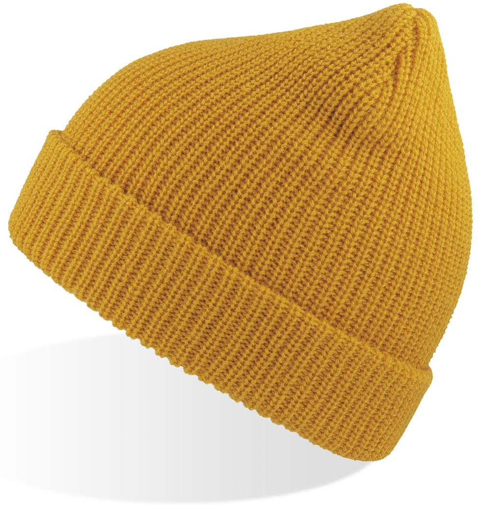 Atlantis Woolly Wool Blend Beanie - Yellow