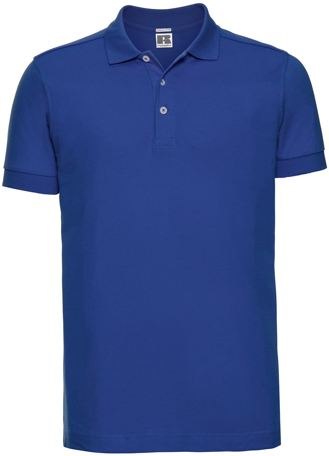 Russell Stretch Polo Mens - Bright Royal