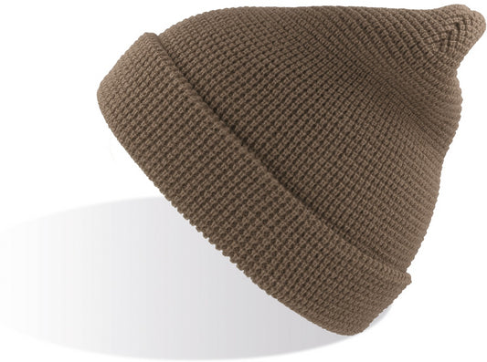 Atlantis Blog Waffle Beanie - Dove Grey