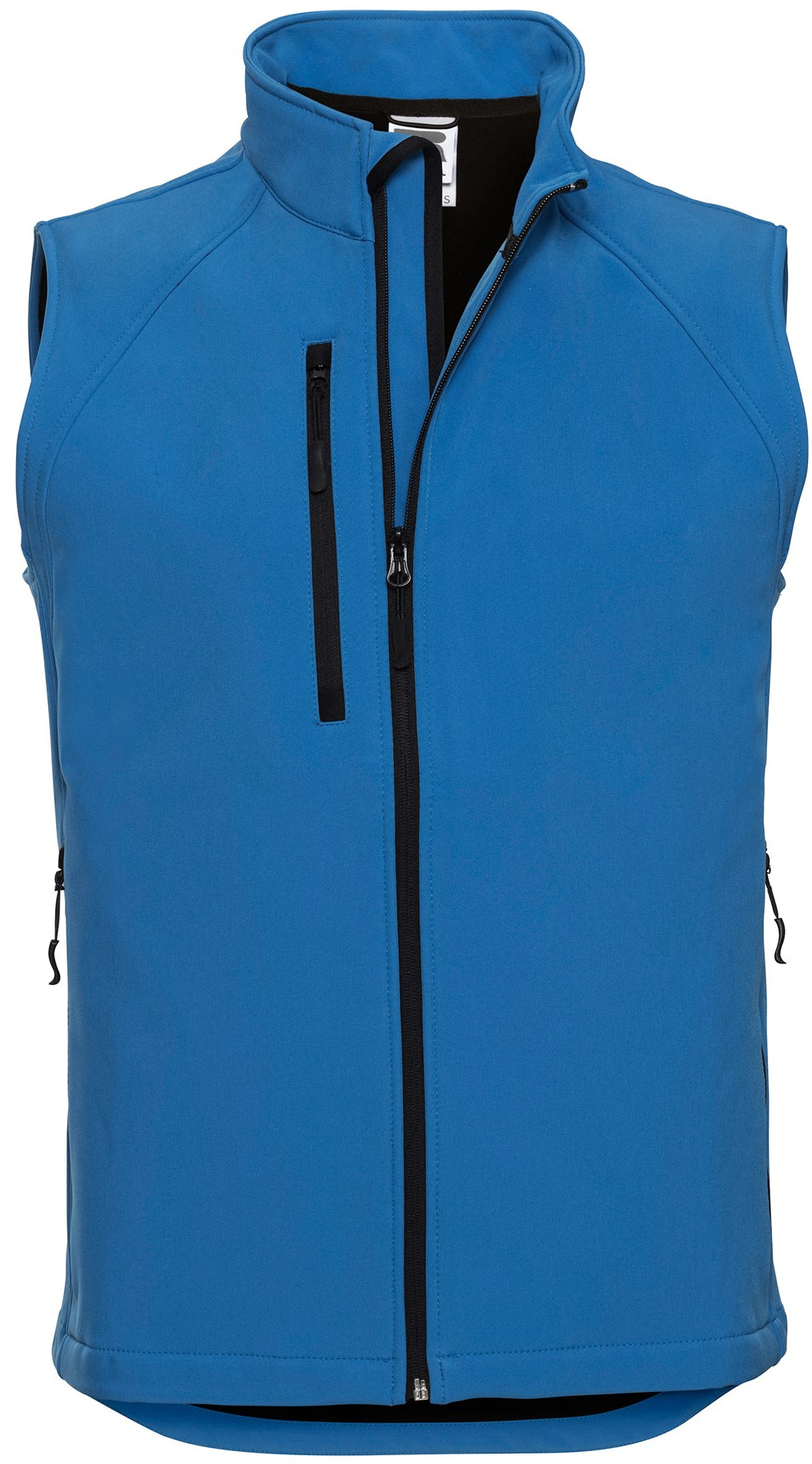 Russell Softshell Gilet Mens - Azure Blue