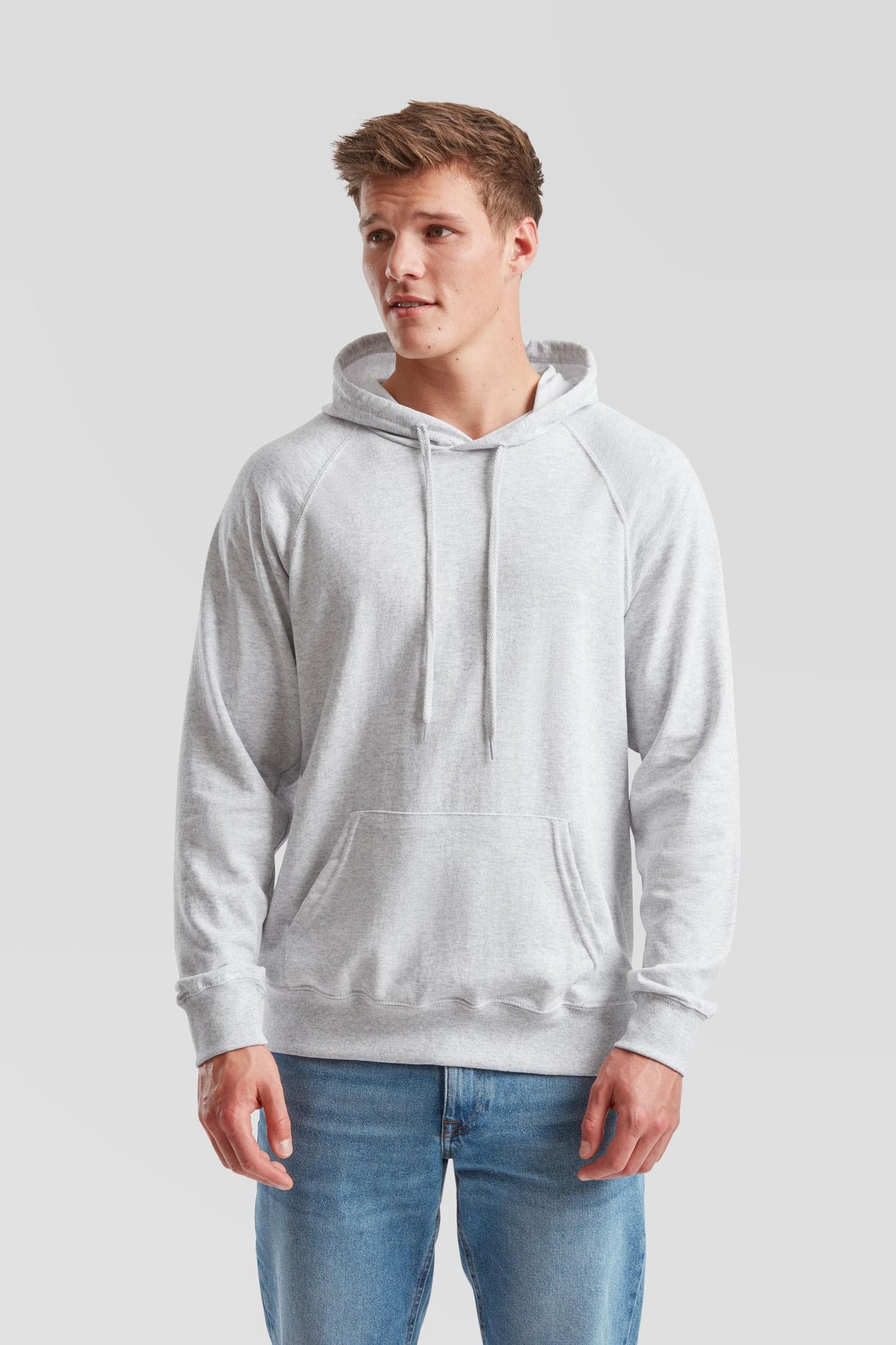FotL Lightweight Hooded Sweatshirt - Heather Grey