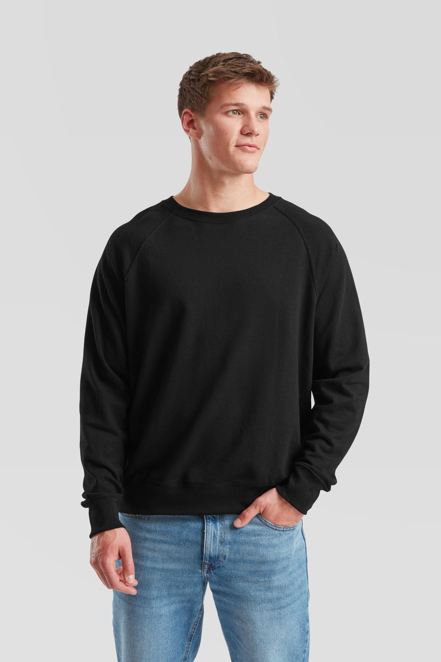 FotL Lightweight Raglan Sweat - Black