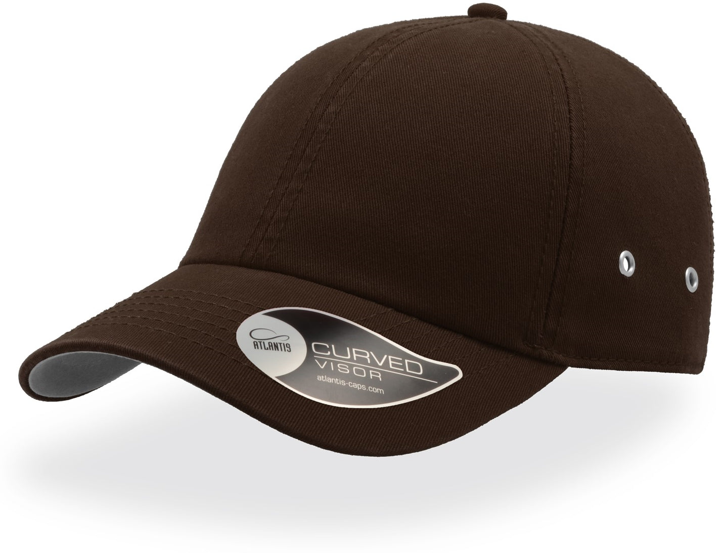 Atlantis Action 6 Panel Chino Baseball Cap - Brown