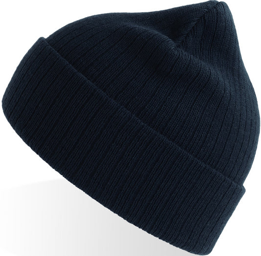Atlantis Rio Recycled 3x1 Rib Cuffed Beanie - Navy