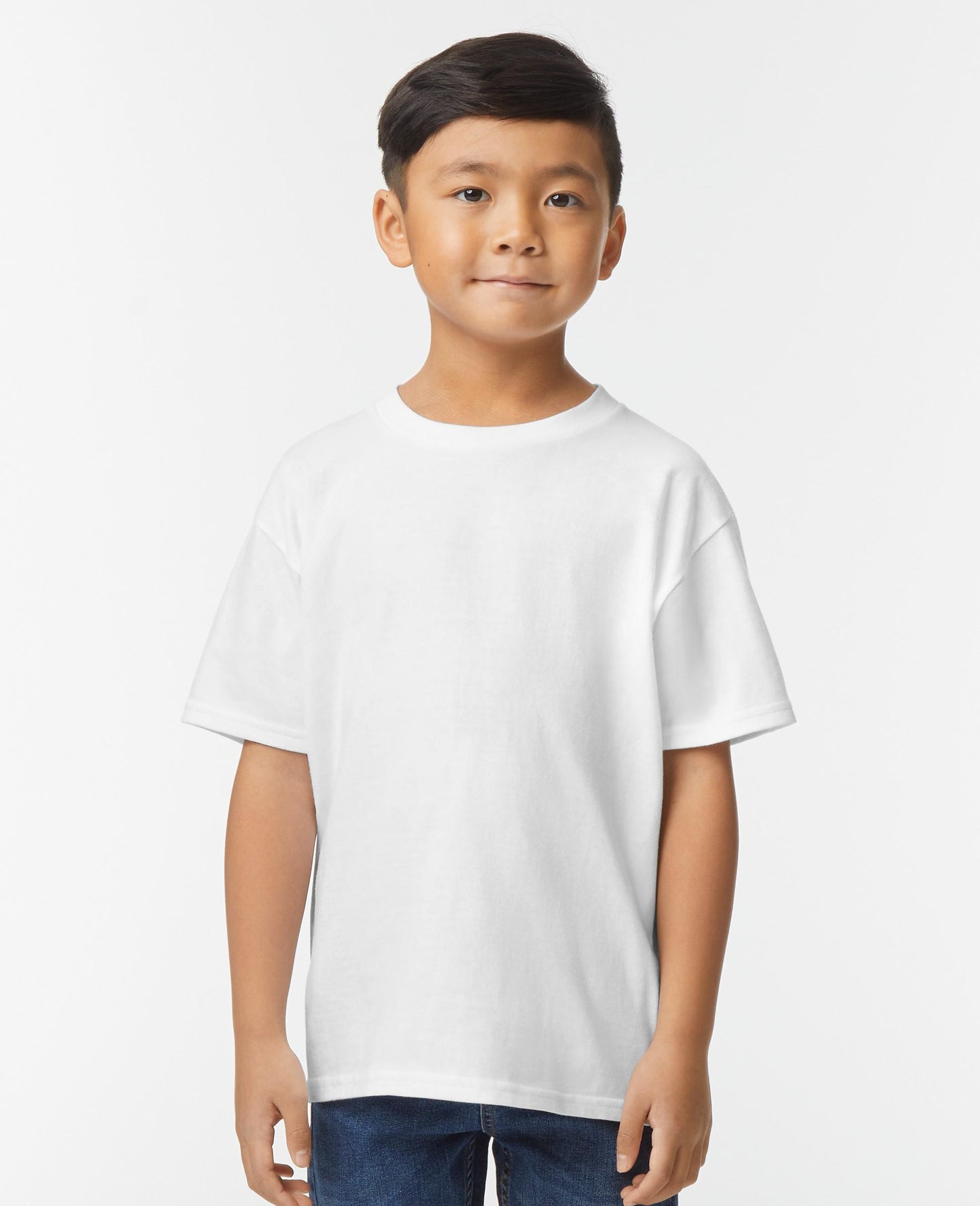 Gildan Softstyle Midweight Kids T - White