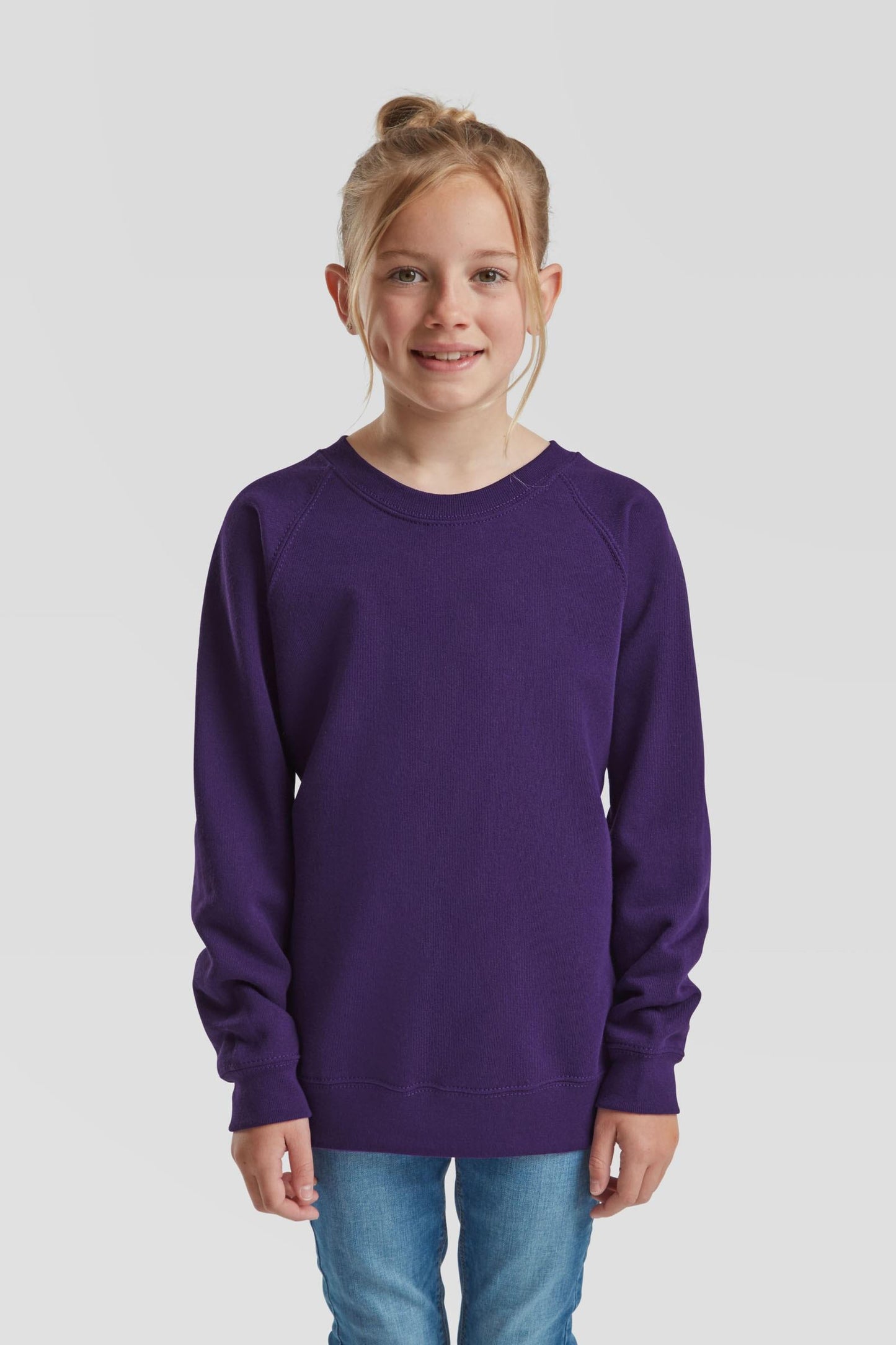 FotL Classic Raglan Sweat Kids - Purple