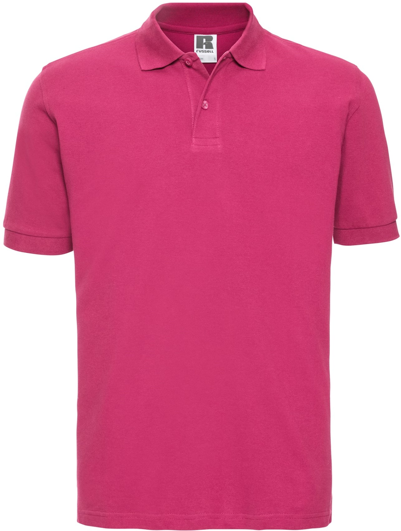 Russell Classic Cotton Polo Mens - Fuchsia