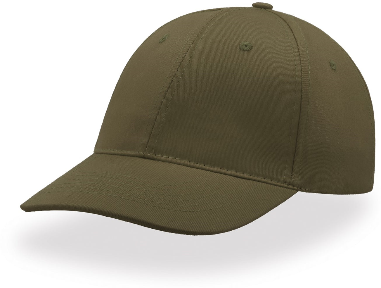 Atlantis Start Six 6 Panel Baseball Cap - Olive