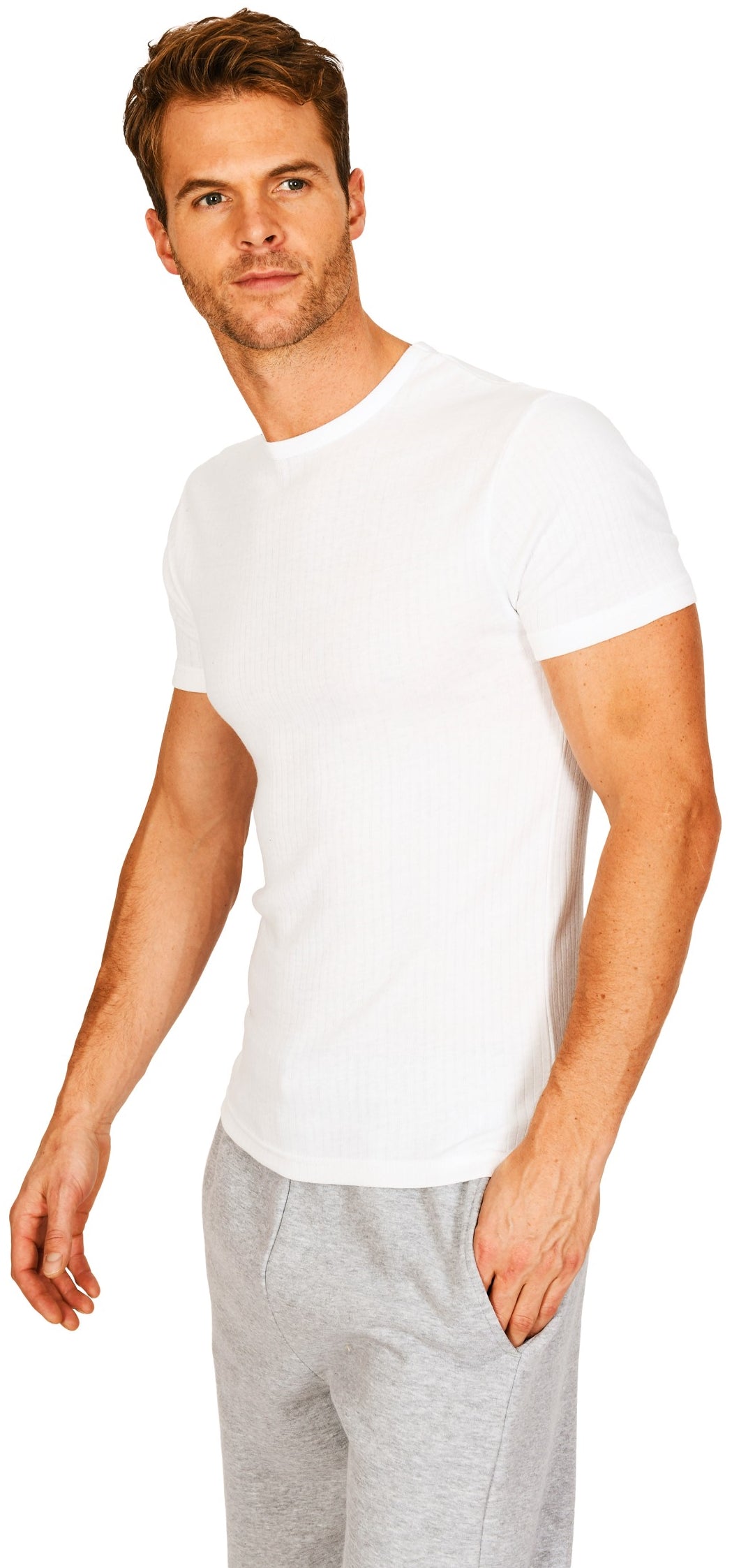 AA Thermal Short Sleeve T - White