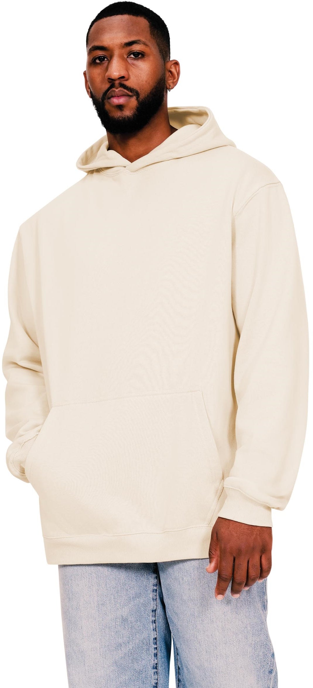 Casual Ringspun Blended 280 Oversize Tall Hood - Ecru