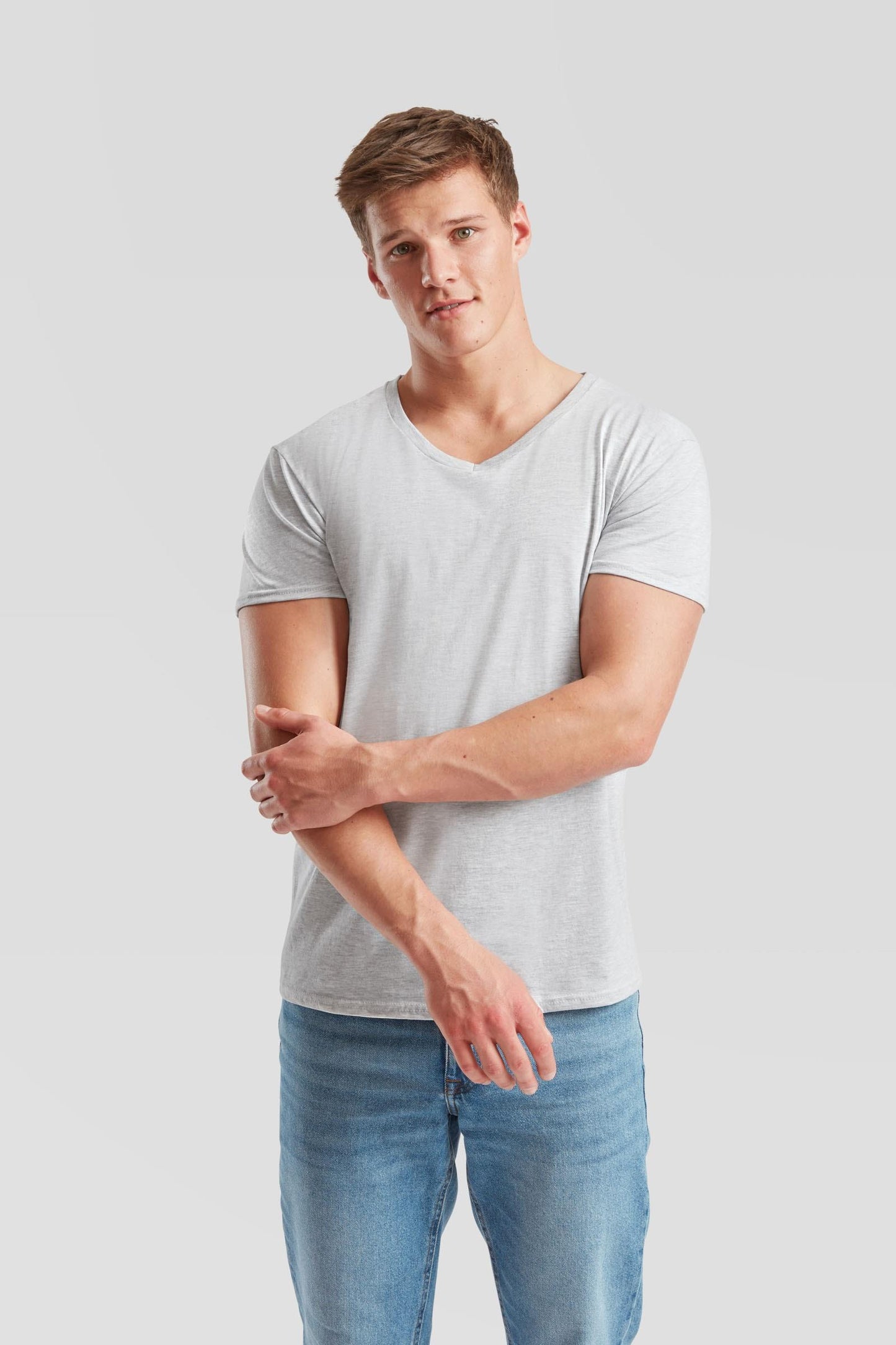 FotL Iconic 150 V Neck T Mens - Heather Grey