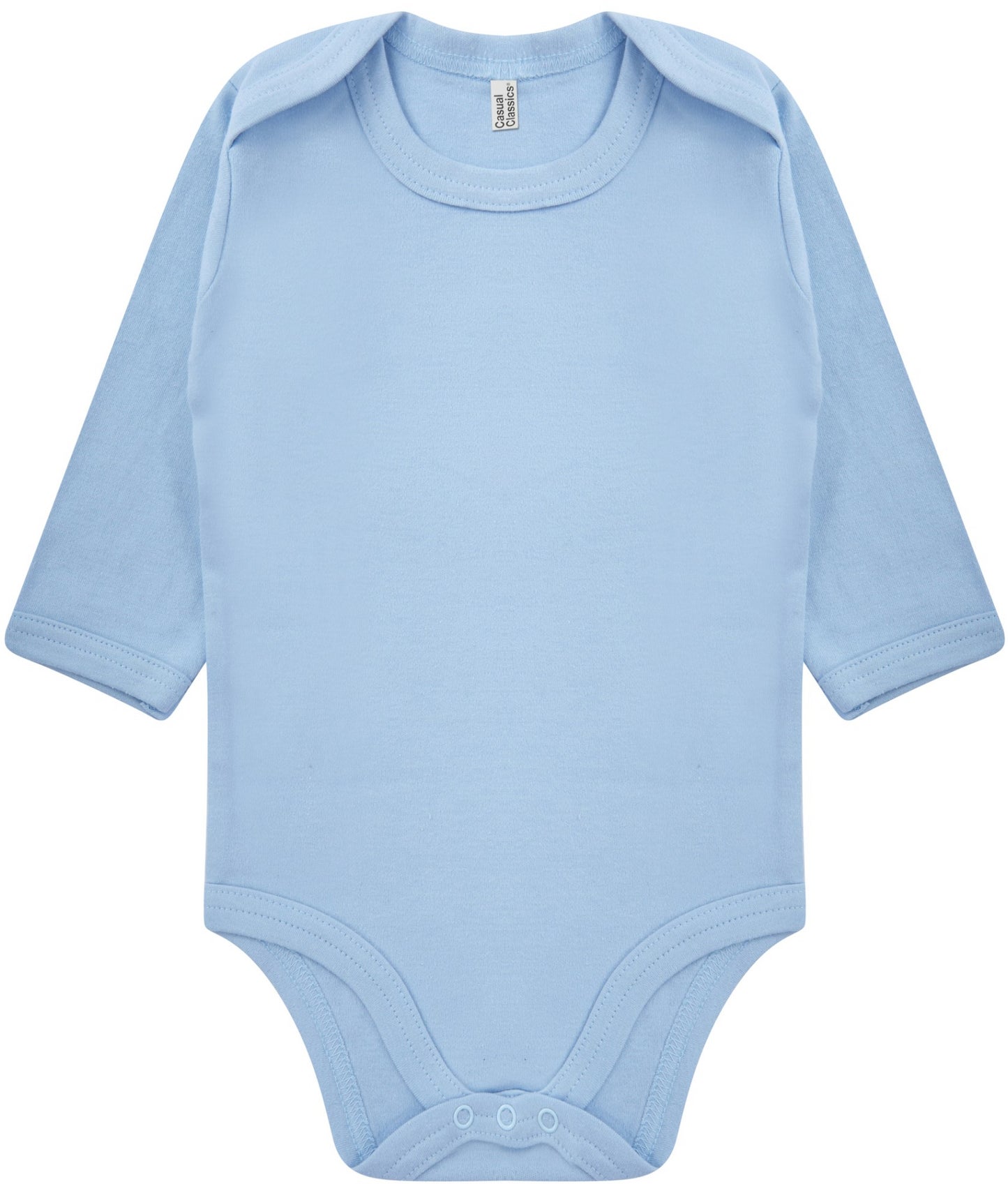 Casual Classic Baby L/S Body Suit - Light Blue