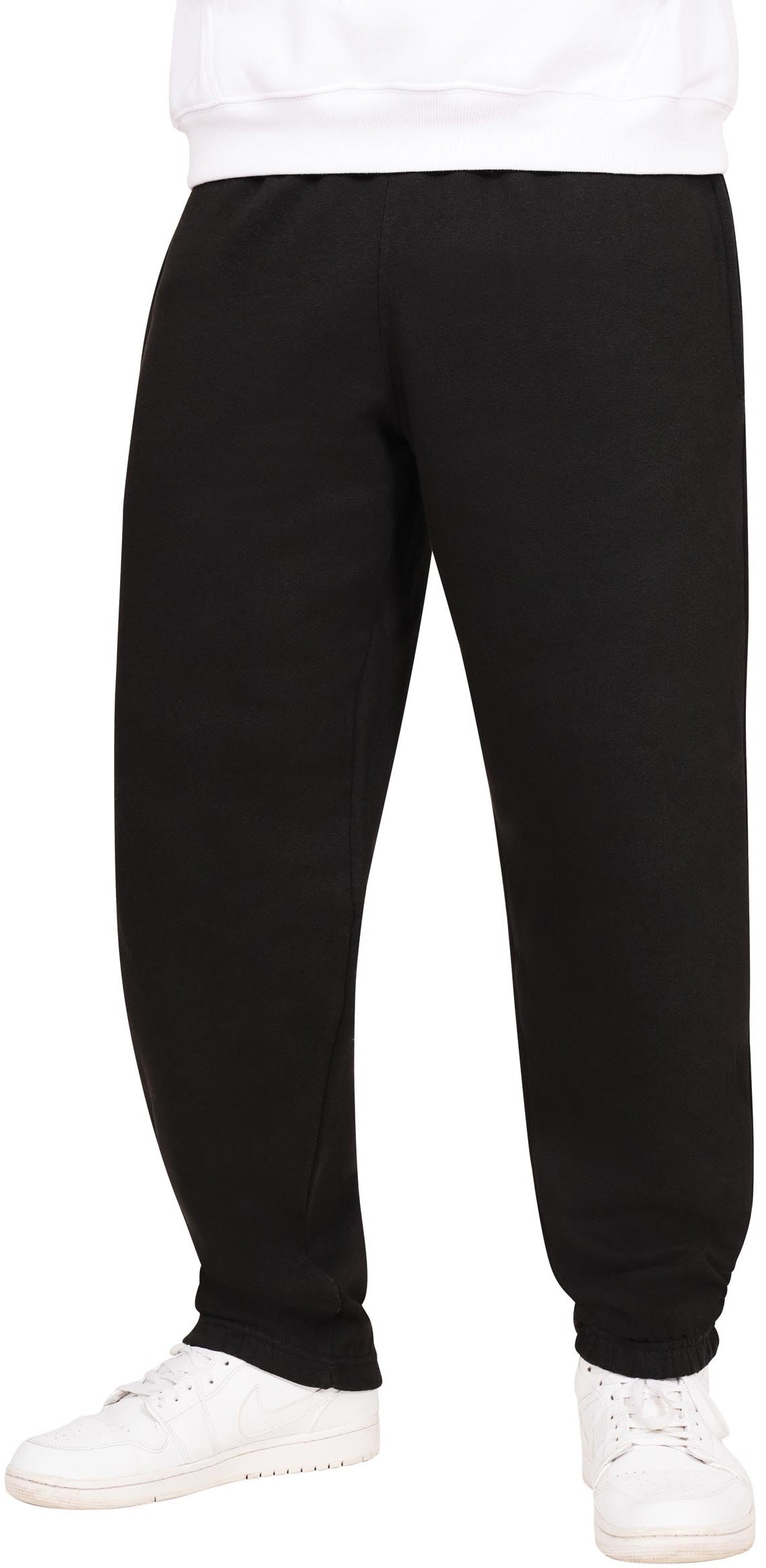 Casual Ringspun Blended Core Oversize 280 Jogpants Regular - Black